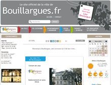 Tablet Screenshot of bouillargues.fr
